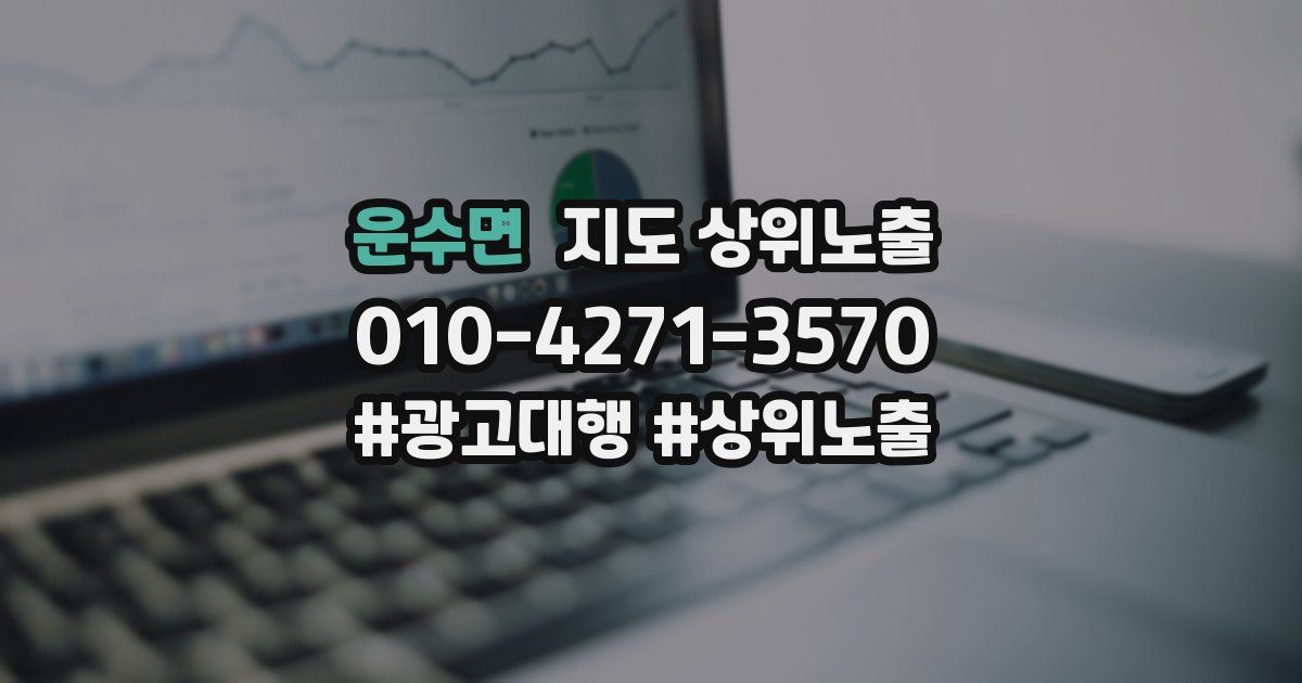 운수면 지도 상위 노출