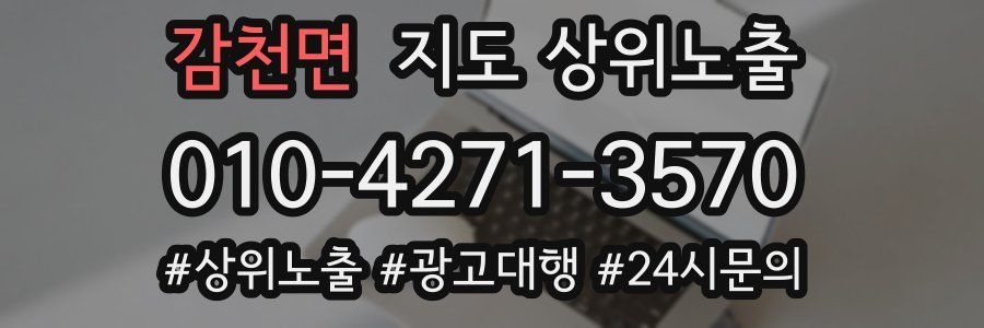 감천면 지도 상위 노출
