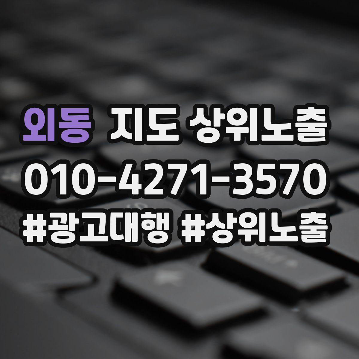 외동 지도 상위 노출