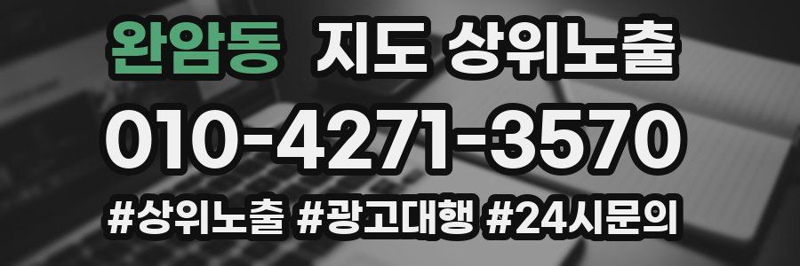 완암동 지도 상위 노출