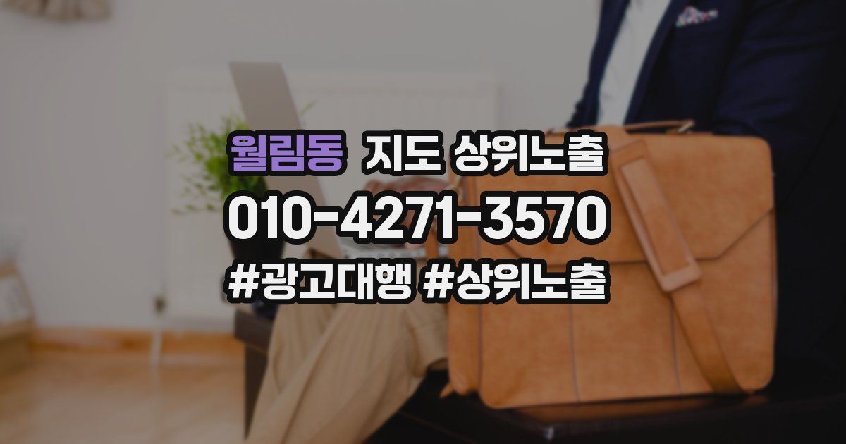 월림동 지도 상위 노출