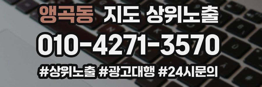 앵곡동 지도 상위 노출