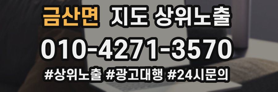 금산면 지도 상위 노출