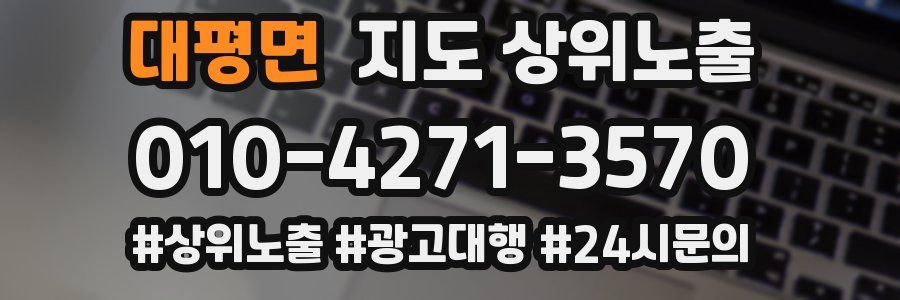 대평면 지도 상위 노출