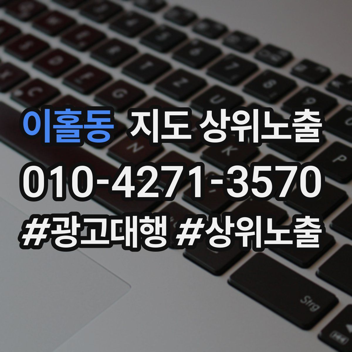 이홀동 지도 상위 노출