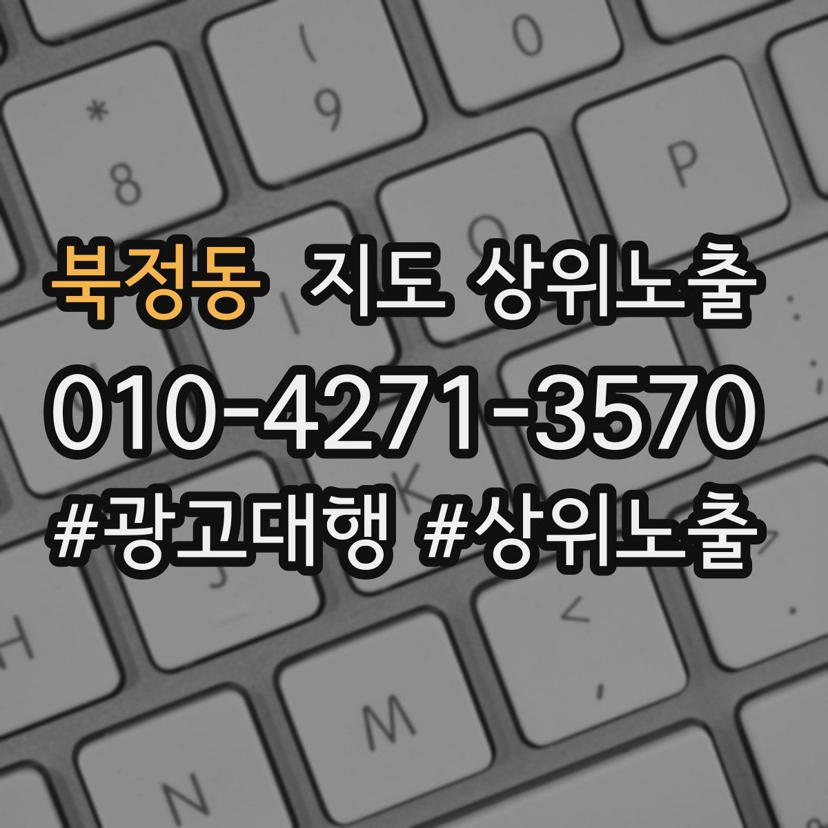 북정동 지도 상위 노출
