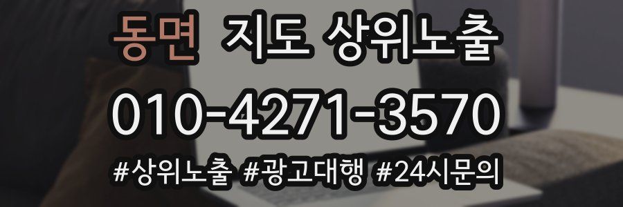 동면 지도 상위 노출
