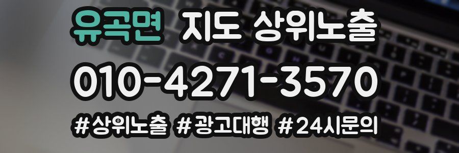 유곡면 지도 상위 노출