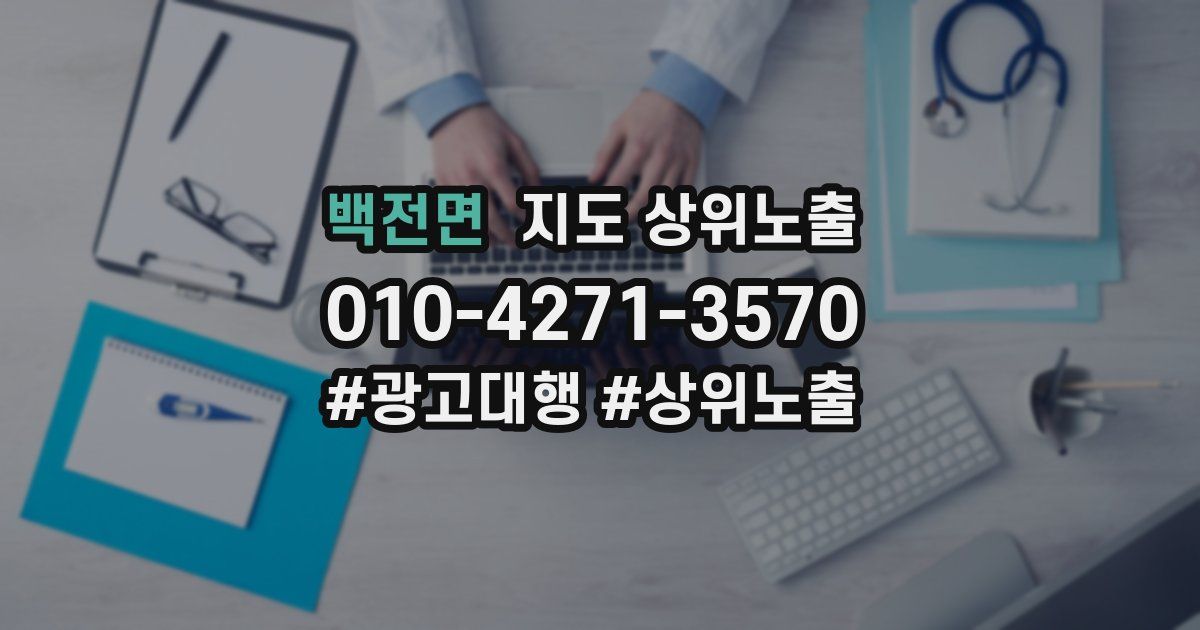 백전면 지도 상위 노출