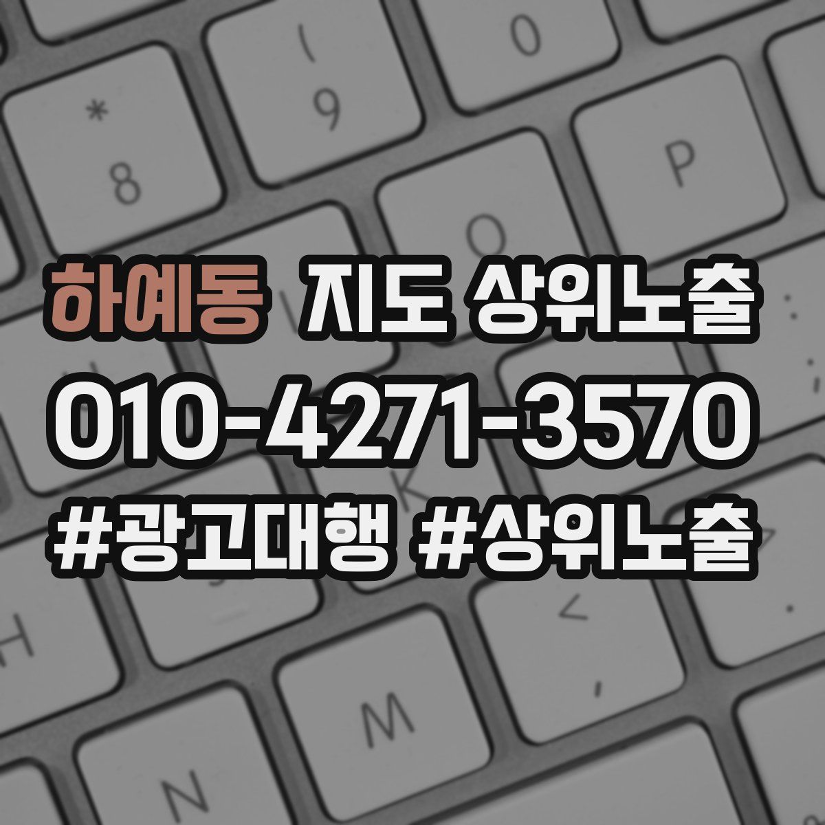 하예동 지도 상위 노출