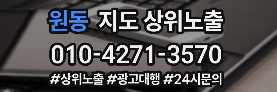 원동 지도 상위 노출