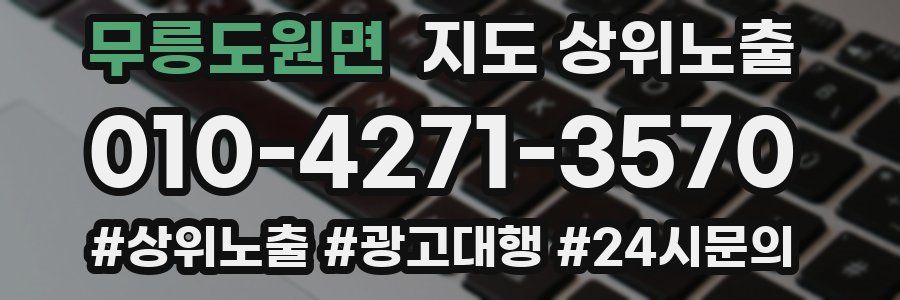 무릉도원면 지도 상위 노출