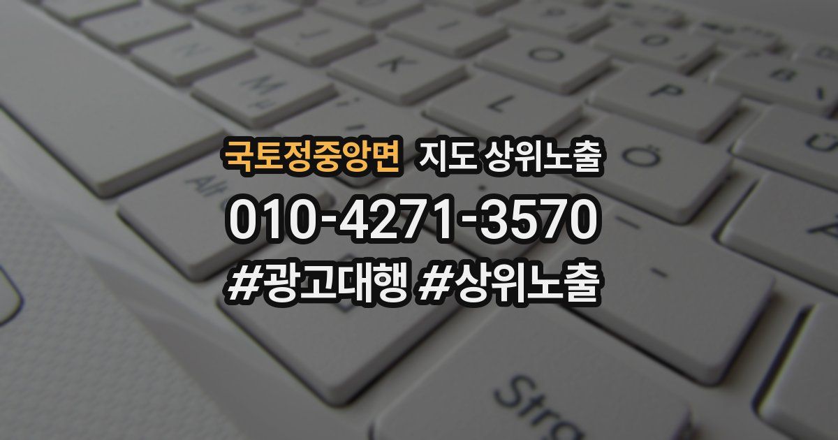 국토정중앙면 지도 상위 노출