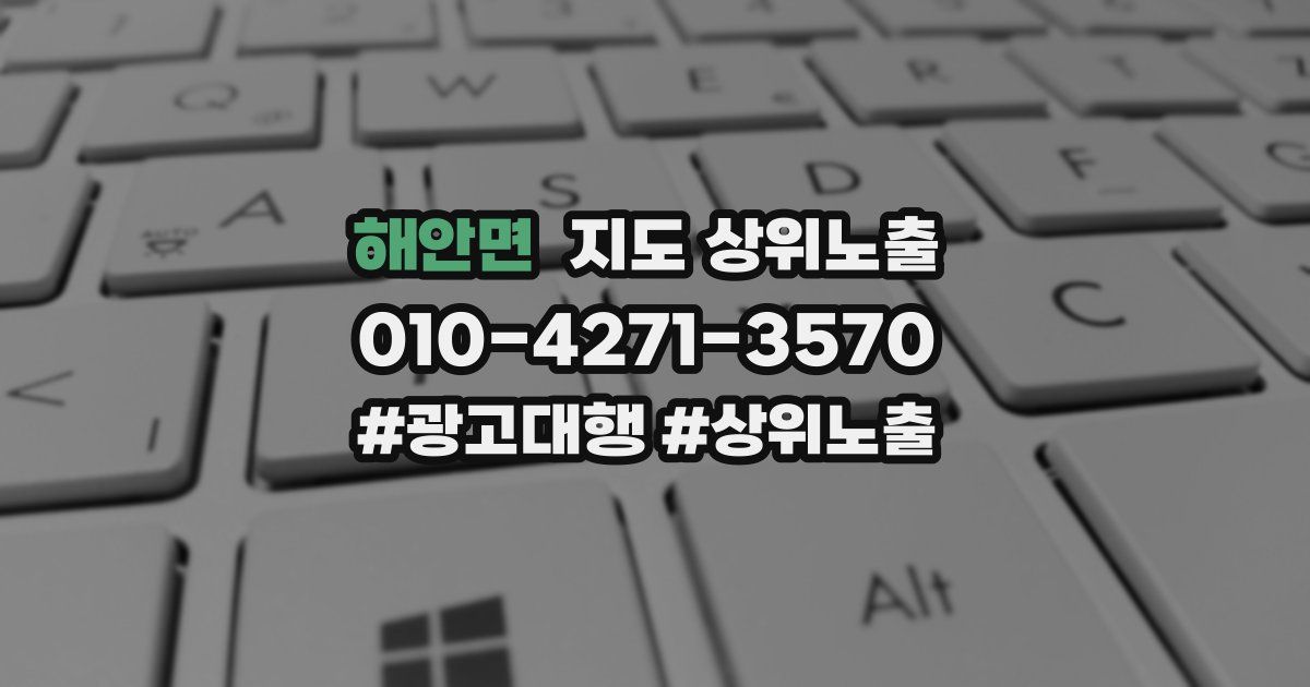 해안면 지도 상위 노출