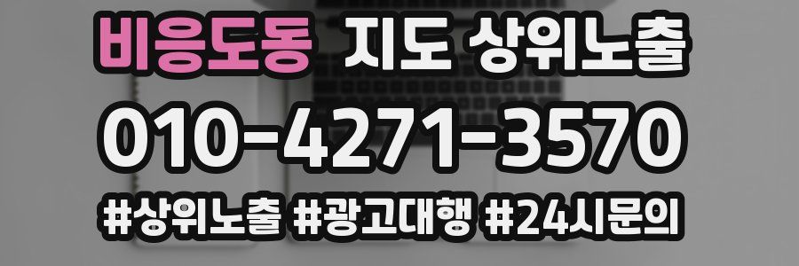 비응도동 지도 상위 노출