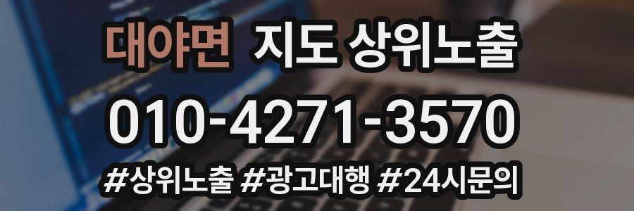 대야면 지도 상위 노출