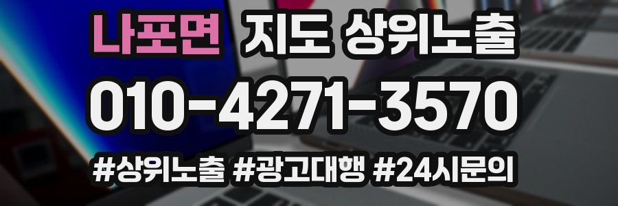 나포면 지도 상위 노출