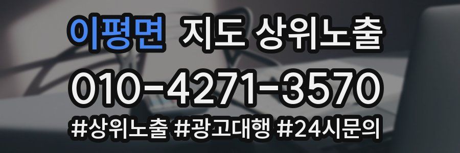 이평면 지도 상위 노출
