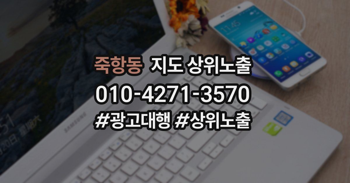 죽항동 지도 상위 노출