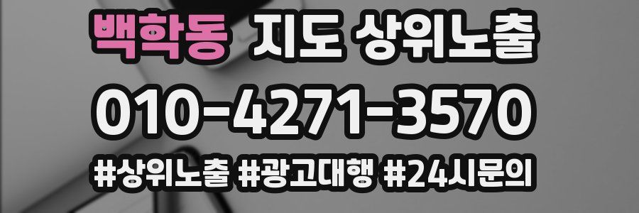 백학동 지도 상위 노출