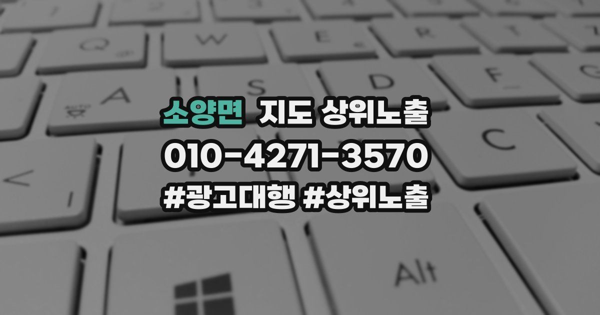 소양면 지도 상위 노출
