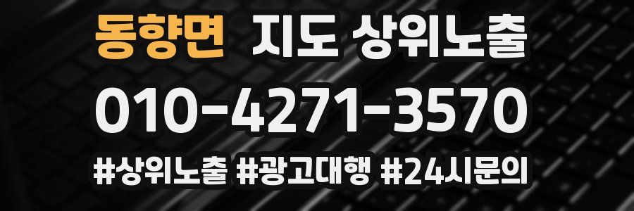 동향면 지도 상위 노출