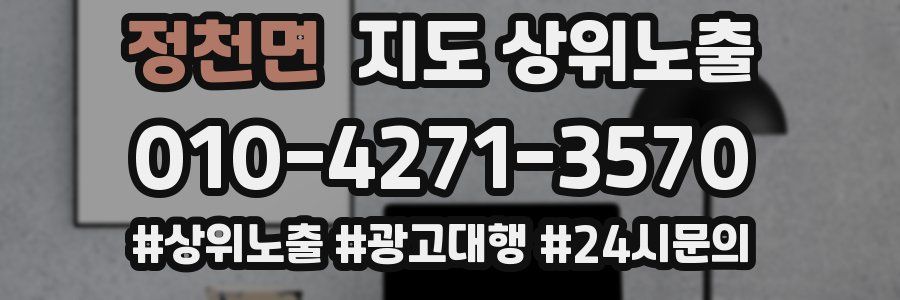 정천면 지도 상위 노출