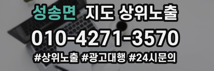 성송면 지도 상위 노출