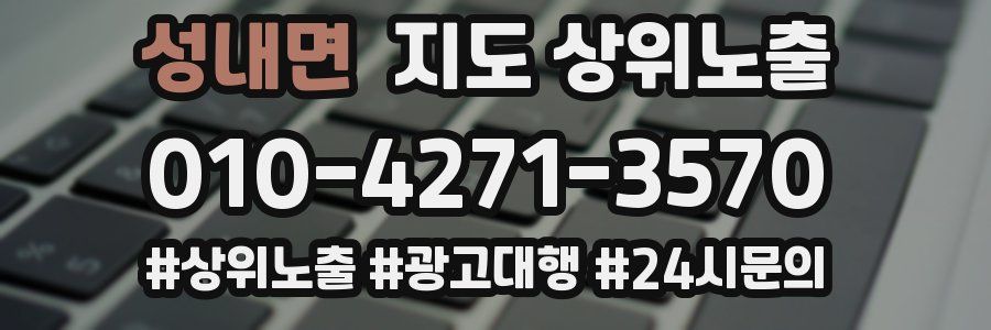 성내면 지도 상위 노출
