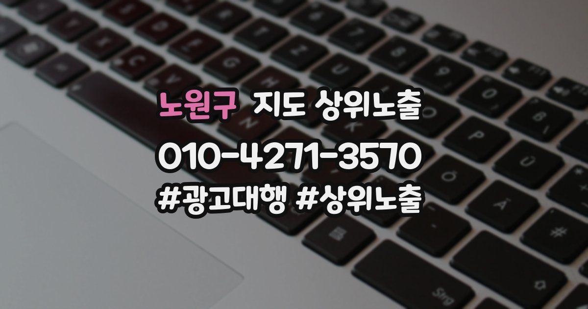 노원구 지도 상위 노출
