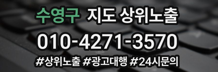 수영구 지도 상위 노출