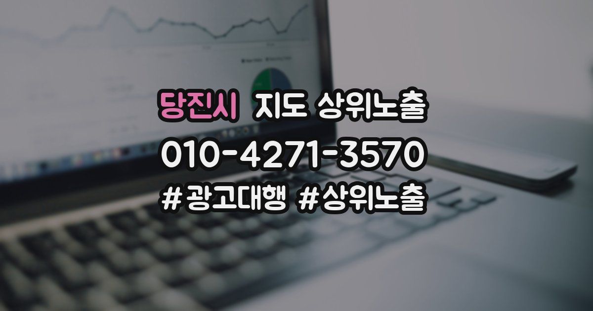 당진시 지도 상위 노출