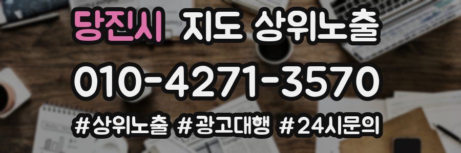 당진시 지도 상위 노출