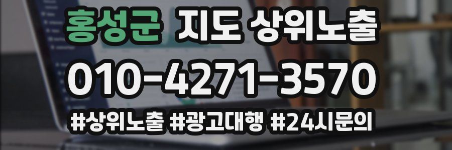 홍성군 지도 상위 노출