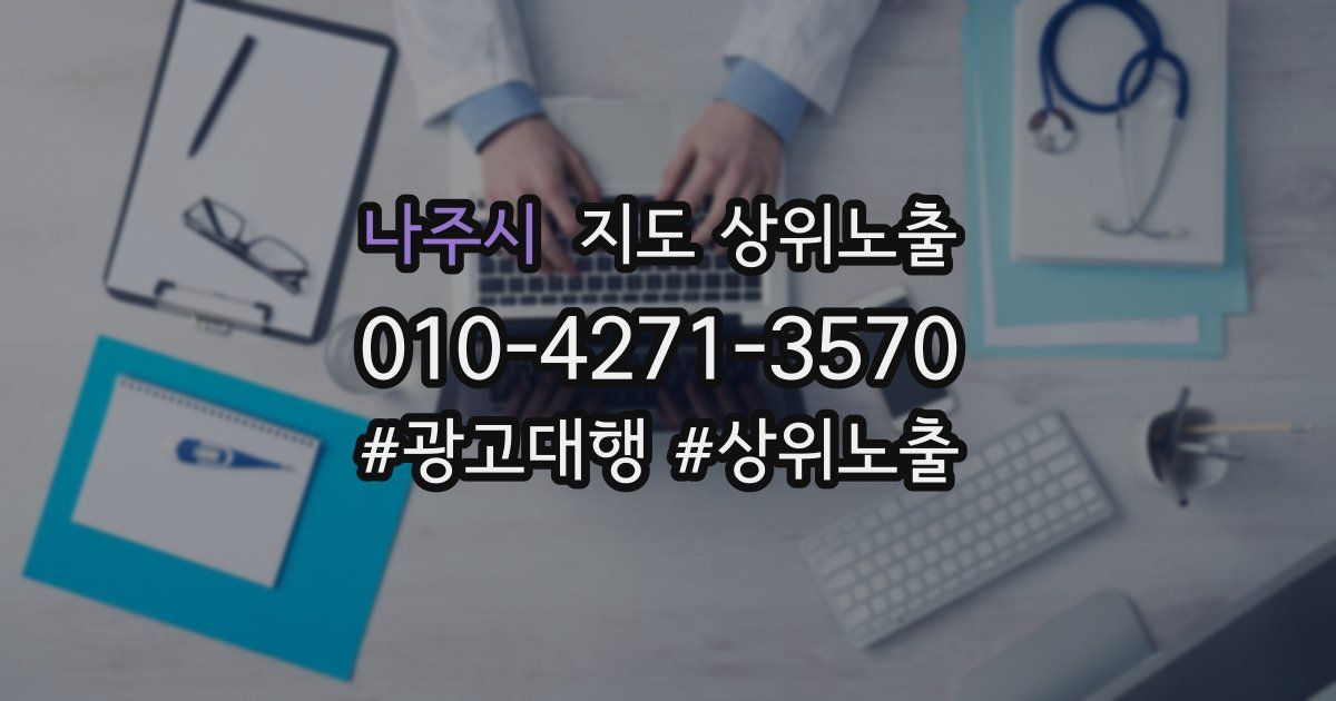 나주시 지도 상위 노출