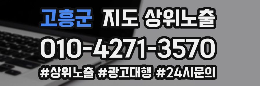 고흥군 지도 상위 노출