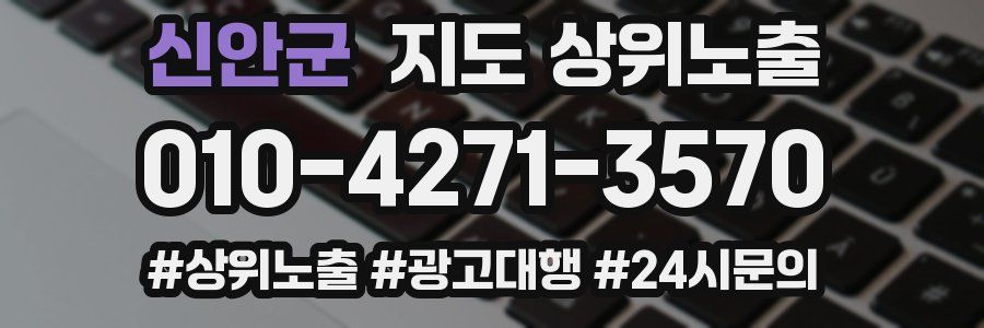 신안군 지도 상위 노출