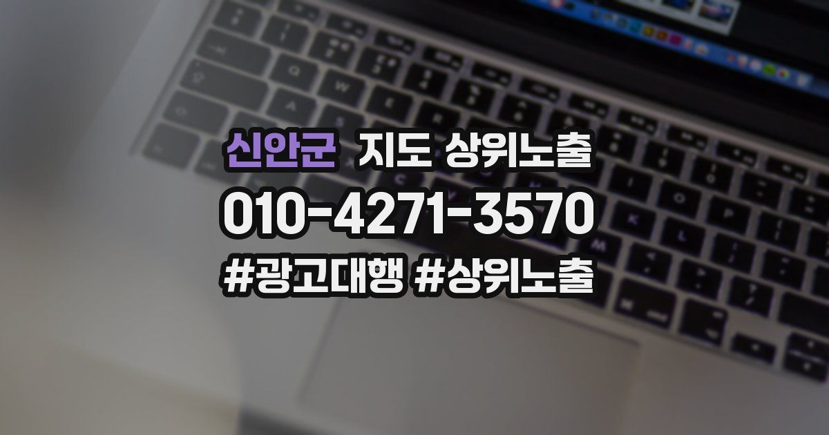 신안군 지도 상위 노출