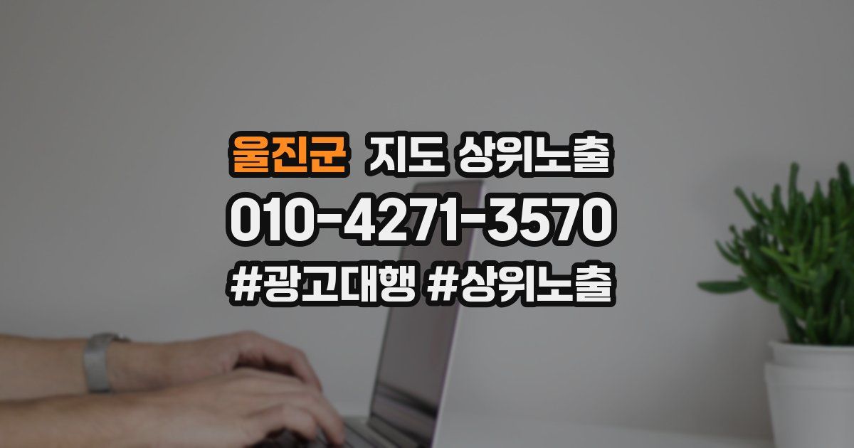 울진군 지도 상위 노출