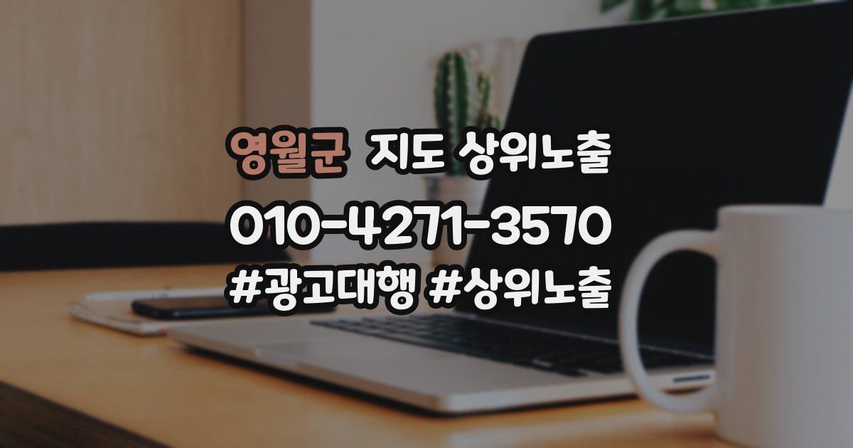 영월군 지도 상위 노출