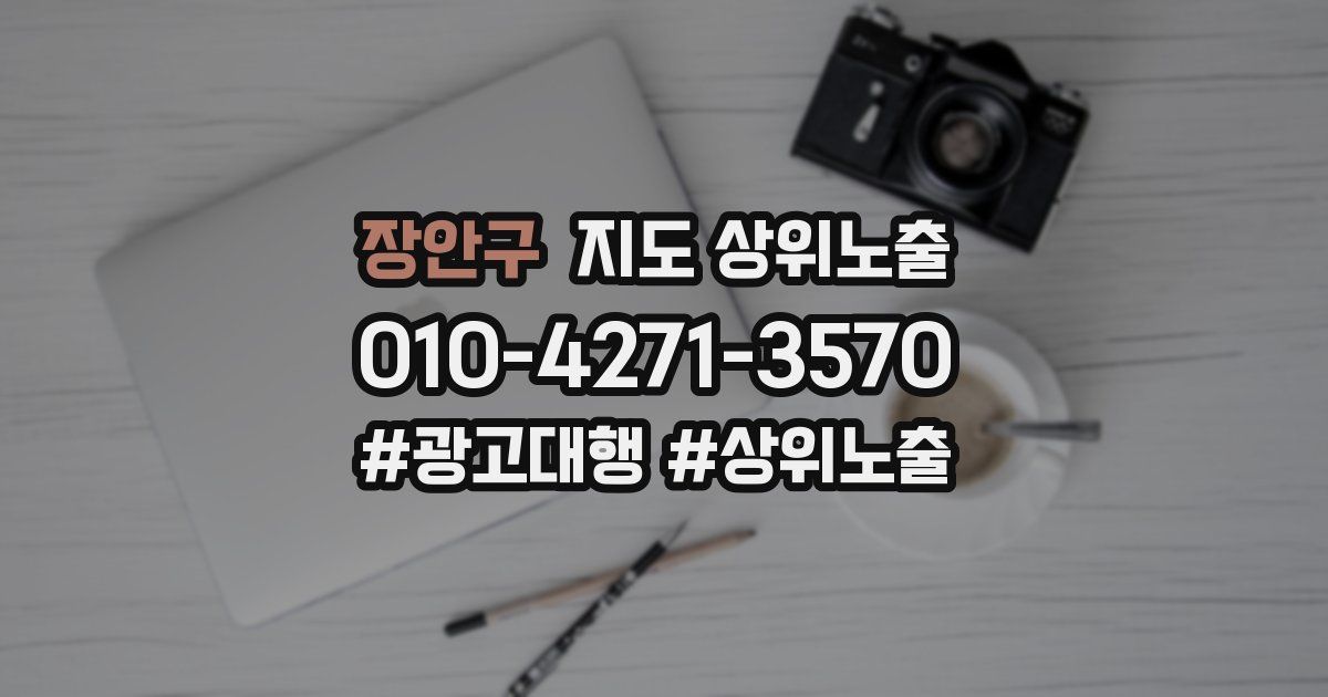 장안구 지도 상위 노출