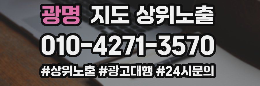 광명 지도 상위 노출