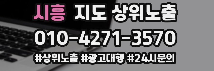 시흥 지도 상위 노출