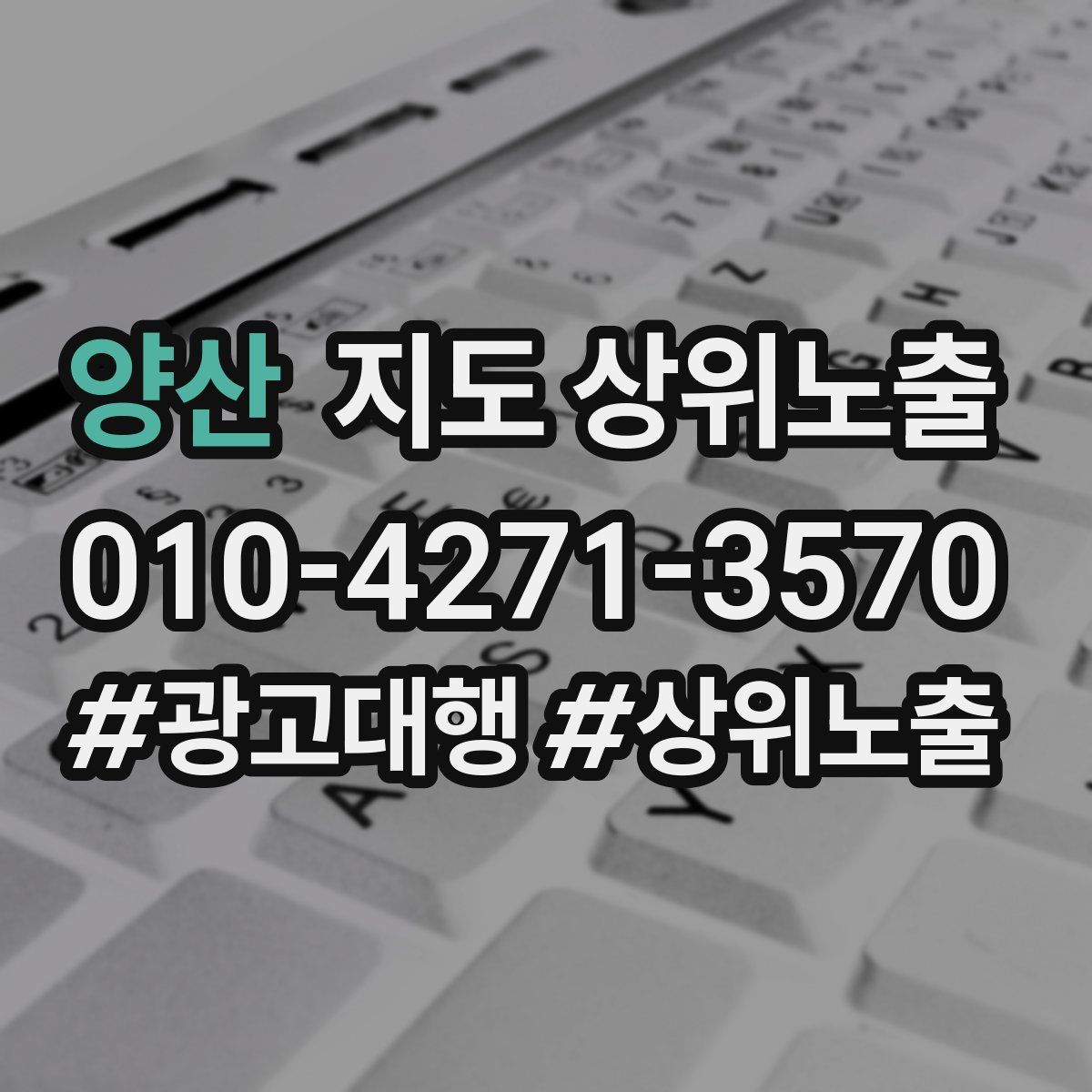 양산 지도 상위 노출