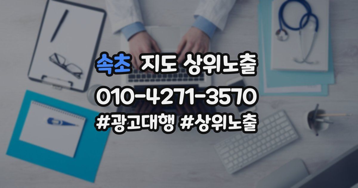 속초 지도 상위 노출