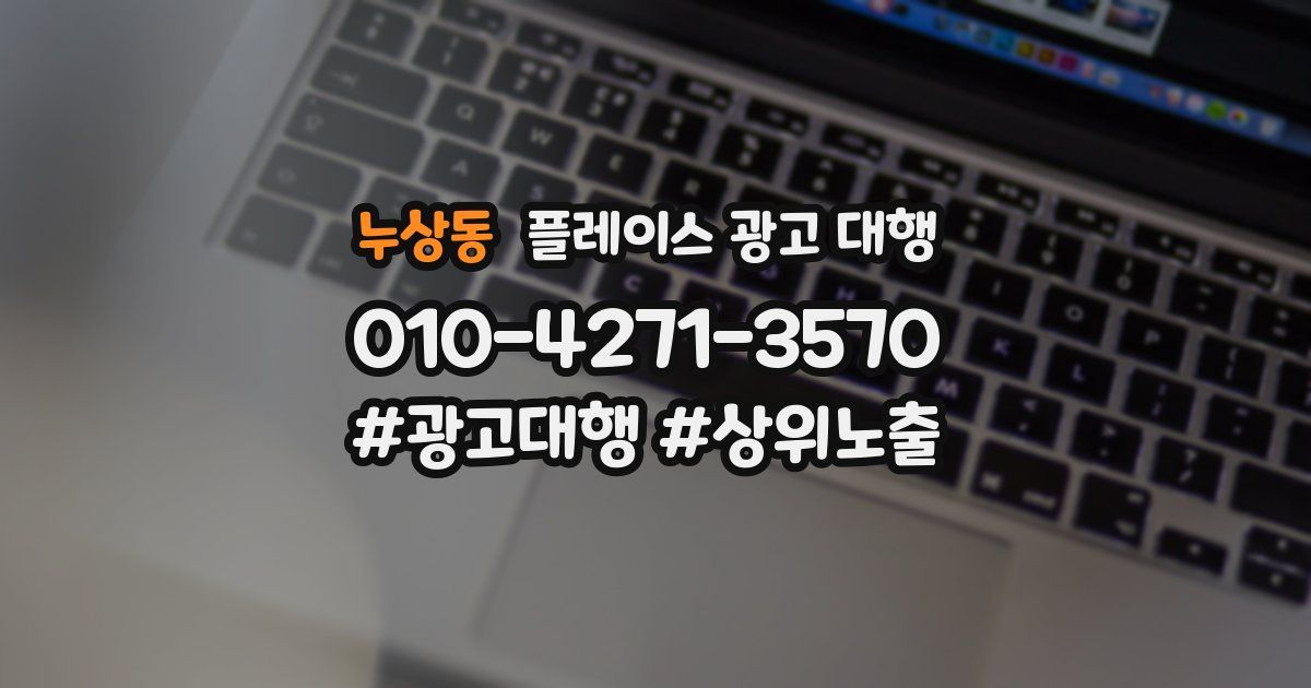 누상동 플레이스 광고 대행