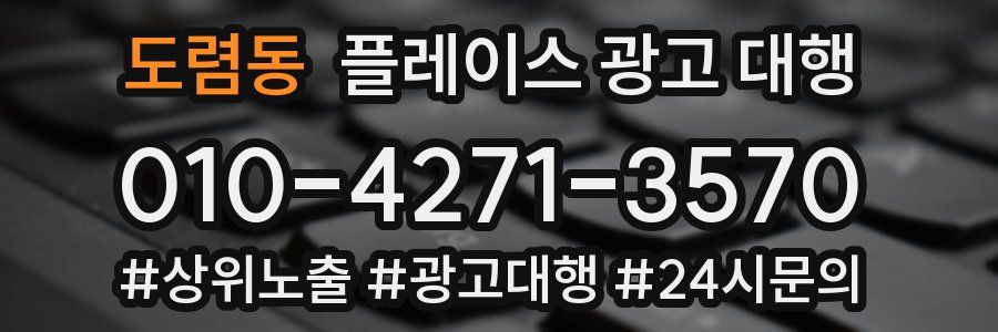 도렴동 플레이스 광고 대행