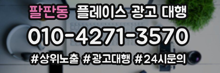 팔판동 플레이스 광고 대행