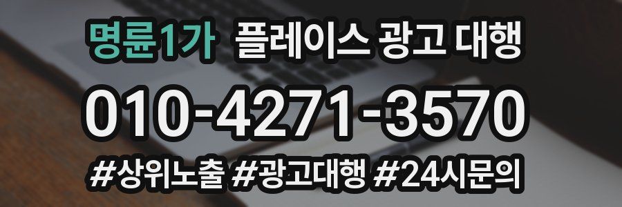 명륜1가 플레이스 광고 대행