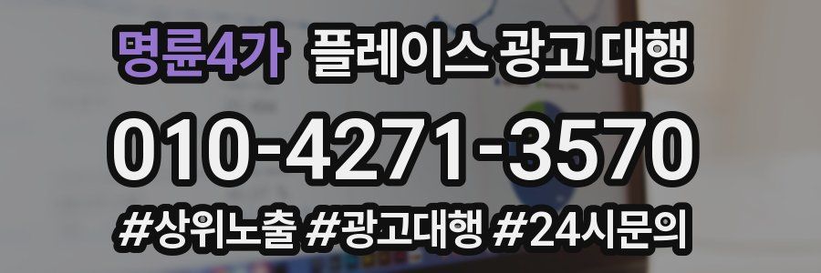 명륜4가 플레이스 광고 대행